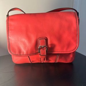 Coral Coach crossbody